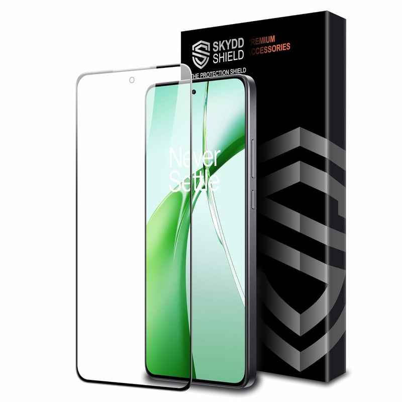Skyddshield Military-Grade Gorilla Tempered Glass For OnePlus Nord CE 4 (6.7 Inch) With Installation Kit | Edge to Edge Coverage | Black - Image 1