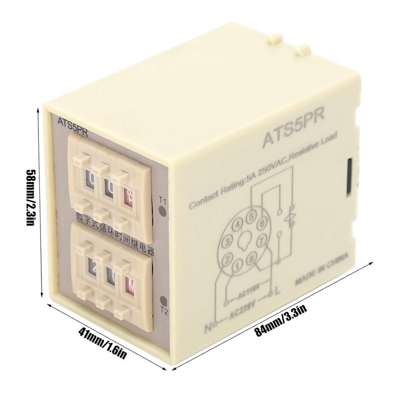 Digital Display Delay Relay DC24V Industrial Automation Control Equipment - Image 3