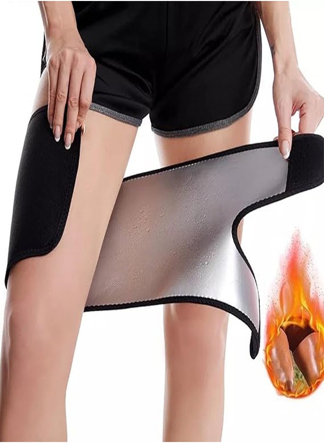 GUDOO - 2 PCS Thigh Trimmers for Women Thigh Trainer for Women Weight Loss Thighs Trainer Shaper Wrap Bands Thigh Slimmer for Women Men - Image 1