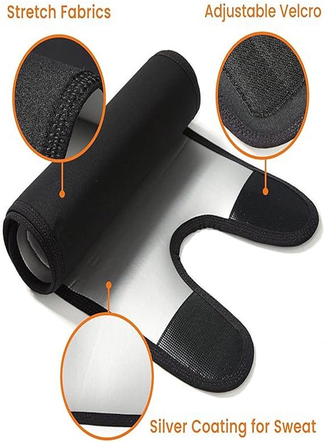 GUDOO - 2 PCS Thigh Trimmers for Women Thigh Trainer for Women Weight Loss Thighs Trainer Shaper Wrap Bands Thigh Slimmer for Women Men - Image 1