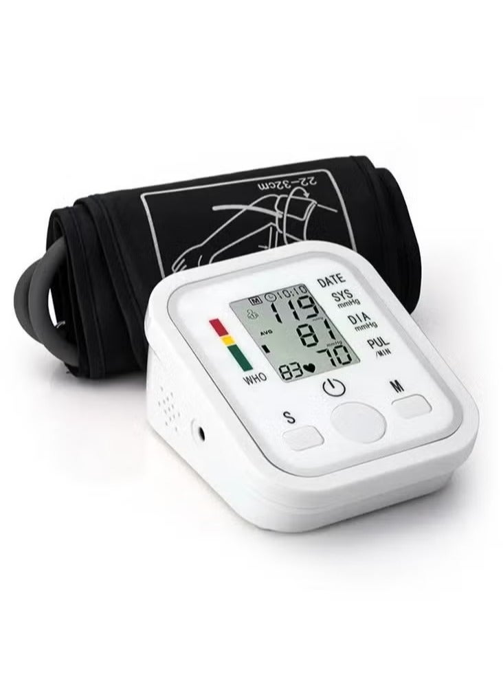TIGER Blood Pressure Monitor with LCD Digital Display – Accurate & Easy-to-Use Home BP Cuff, Large Screen for Clear Readings, Adjustable Arm Cuff, Portable, Ideal for Monitoring Health at Home - Image 1