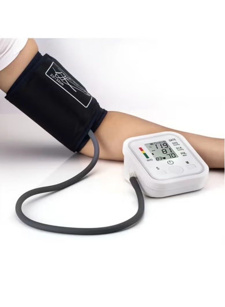 TIGER Blood Pressure Monitor with LCD Digital Display – Accurate & Easy-to-Use Home BP Cuff, Large Screen for Clear Readings, Adjustable Arm Cuff, Portable, Ideal for Monitoring Health at Home - Image 3