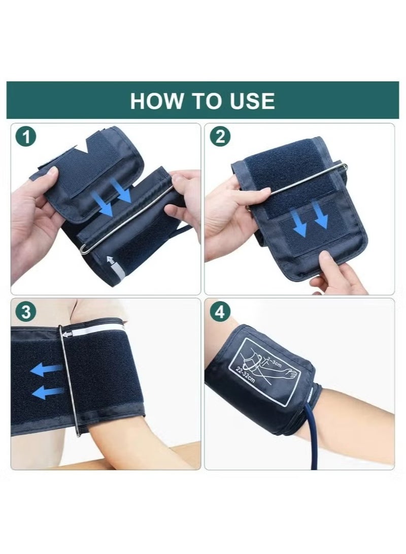 TIGER Blood Pressure Monitor with LCD Digital Display – Accurate & Easy-to-Use Home BP Cuff, Large Screen for Clear Readings, Adjustable Arm Cuff, Portable, Ideal for Monitoring Health at Home - Image 4