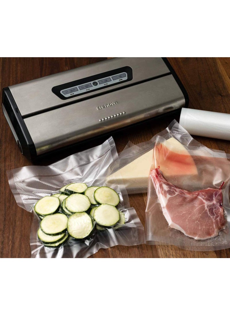 SGMSC SGMSC Embossed Food Grade BPA Free Microwaveable 90 Micron Thickness 17x25 cm Set of 50  - Image 5