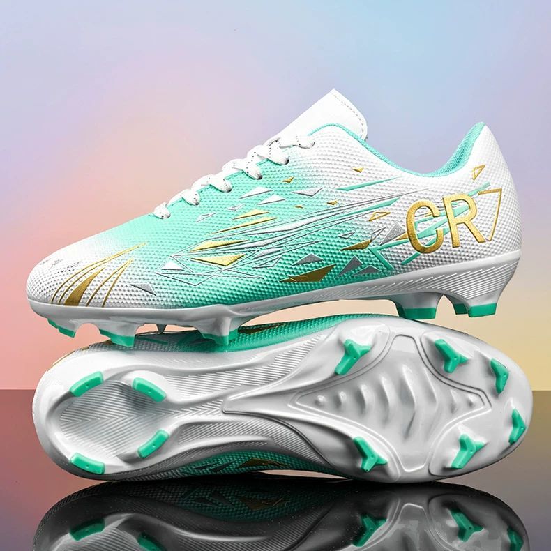 CR7 Soccer Shoes for Men, Women, Students, Kids, with Short/Long Studs, TF, Suitable for Grass and Artificial Turf Training - Image 1