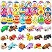 Cherislpy 18 Pcs Easter Eggs with 3D Print Animal Prefilled Easter Eggs with Toys Inside Easter Egg Fillers for Kids Boys Girls Easter Basket Stuffers Party Favors Easter Egg Fillers - Image 2