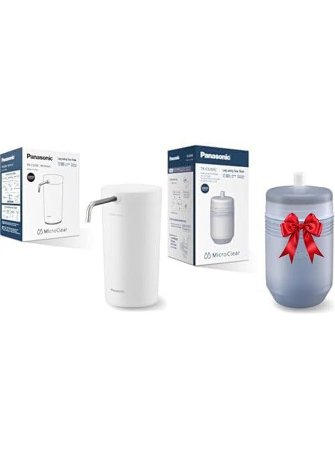Panasonic Filters Bundle (TK-CS200 Water Purifier - 12000 ltr cartridge - White, Panasonic TK-CS200C-EX, Replacement Cartridge) - Image 1