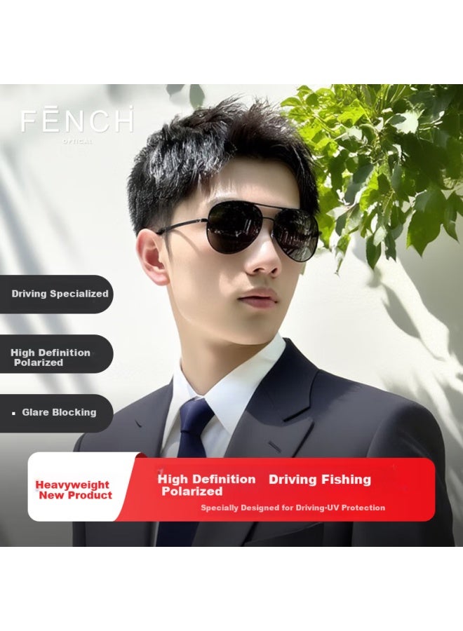 Fenchi Day And Night Photochromic Sungl For Men, Polarized Uv Protection Sungl For Driving And Fishing - Image 1