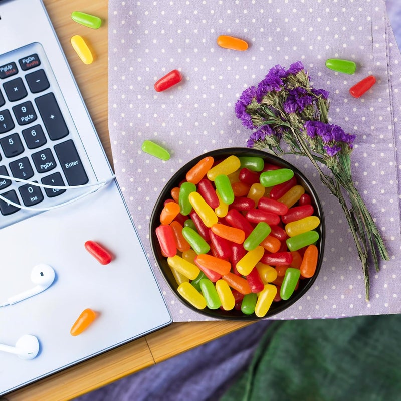 Just Born Mike and Ike Original Fruits Chewy Candy - 4.5 lb Resealable Bag - Image 4