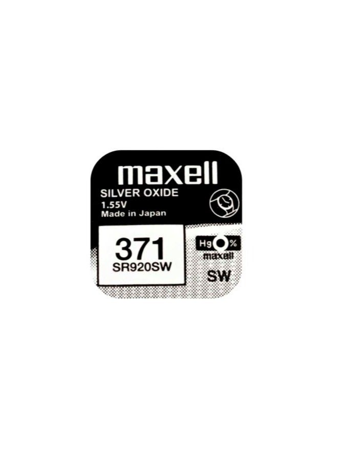 Maxell 371/SR920SW Batteries 1.55 V - 1 Piece - Image 2