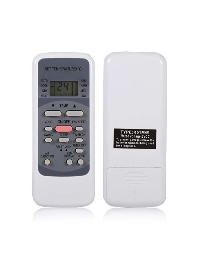 Beauenty - R51ME/ R51E Remote Control Replacement for Midea Air Conditioner, Universal Air Conditioner Remote Control Compatible with Midea AC Remote - All Models - Image 1