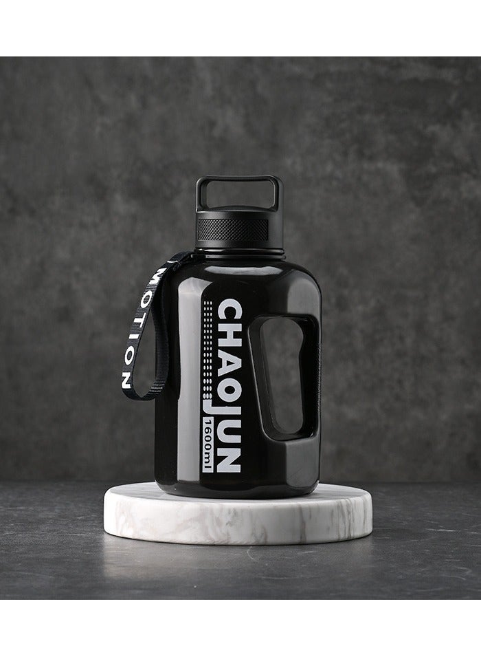 عام 1600 مللي كوب ماء بسعة كبيرة للرجال والنساء S زجاجة مياه رياضية صيفية للياقة البدنية دلو ماء - Image 1