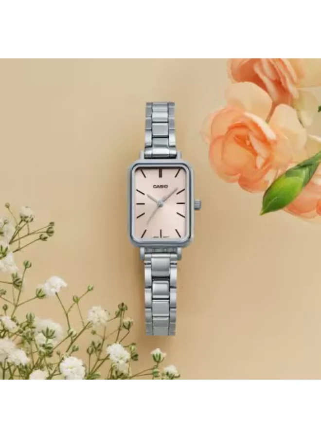 CASIO Women's Stainless Steel Analog Watch LTP-V009D-4EUDF - 20.7 mm