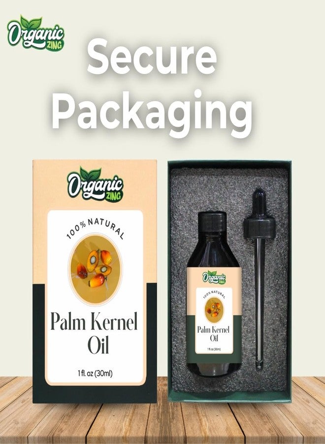 Organic Zing Palm Kernel (Elaeis Guineensis) Oil | Pure & Natural Carrier Oil for Skincare & Hair care- 30ml/1.01fl oz - Image 4