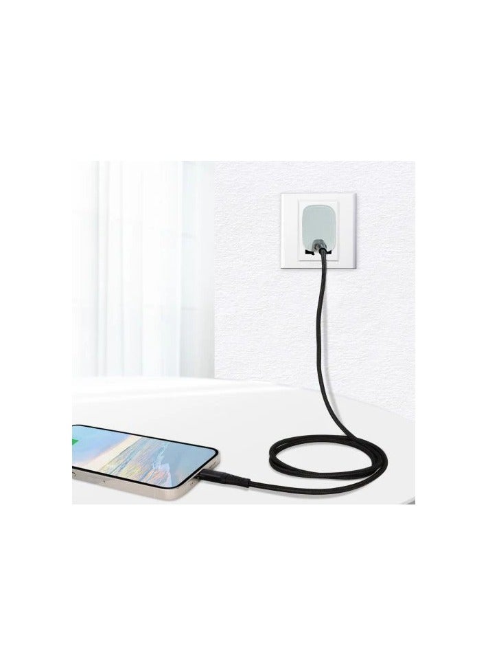 MERLIN TYPE C TO TYPE C 2M CABLE, FAST CHARGING, 100 W , COMPATIBLE FOR IPHONE 15 AND 16 , IPOD PRO , SAMSUNG GALAXY S 24 ULTRA - Image 3