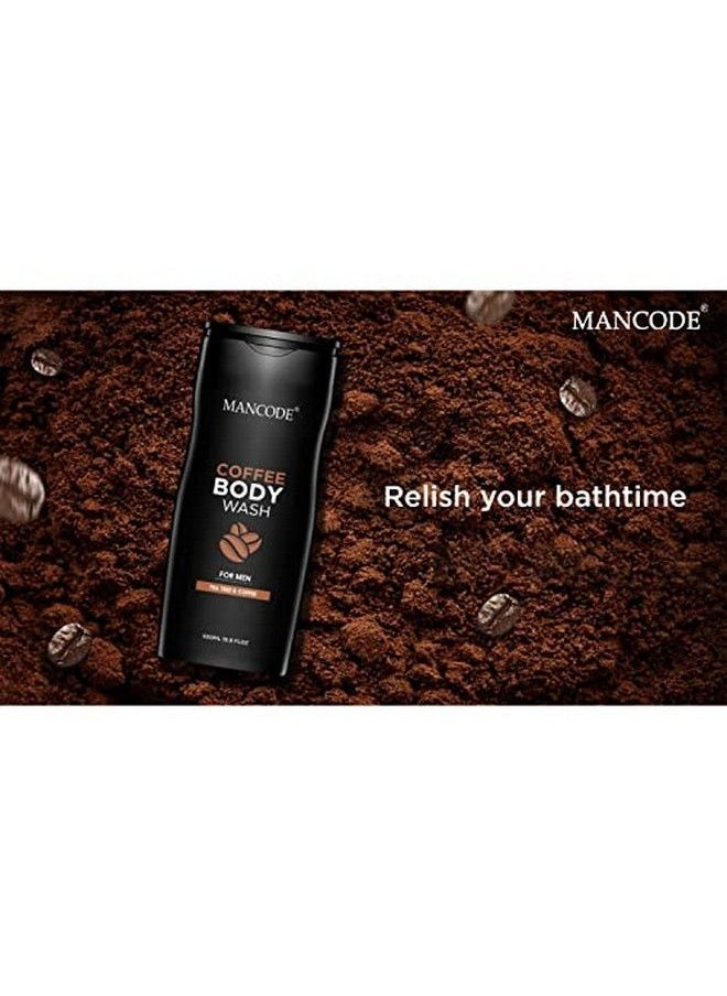 MAN CODE - Coffee Body Wash For Men Tan Removal And Nourishing Removes Dead Skin Anti Ageing Agent Acne Removal Neem Aloe Vera Vegetable Glycerin Extract 450 Ml Shower Gel (Pack Of 1) - Image 1