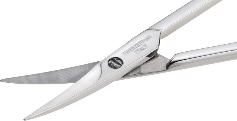 Tweezerman Long Lasting Sharp Cuticle Scissors, Nickle Plated - Image 2