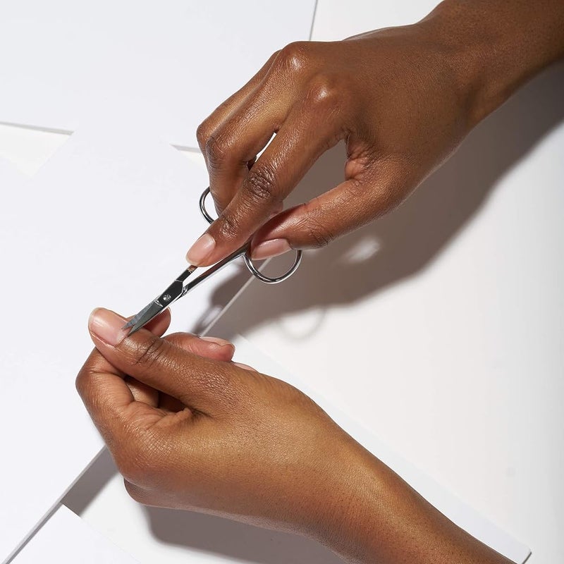Tweezerman Long Lasting Sharp Cuticle Scissors, Nickle Plated - Image 3