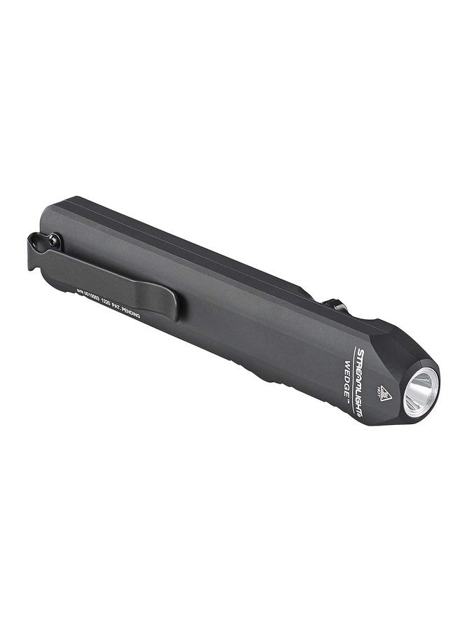 ستريم لايت مصباح يدوي Streamlight 88810 Wedge 300-Lumen Slim Everyday Carry، يتضمن سلك USB-C وحبل تثبيت، أسود - Image 1