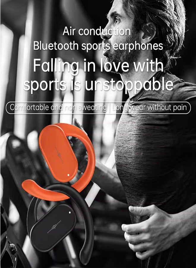 aigo Open Wireless Bluetooth 5.3 Chip, Air Conduction With ENC Noise Cancelling Microphone, Sports Headset With Earhook, Compatible With IPhone And Android, White - Image 5