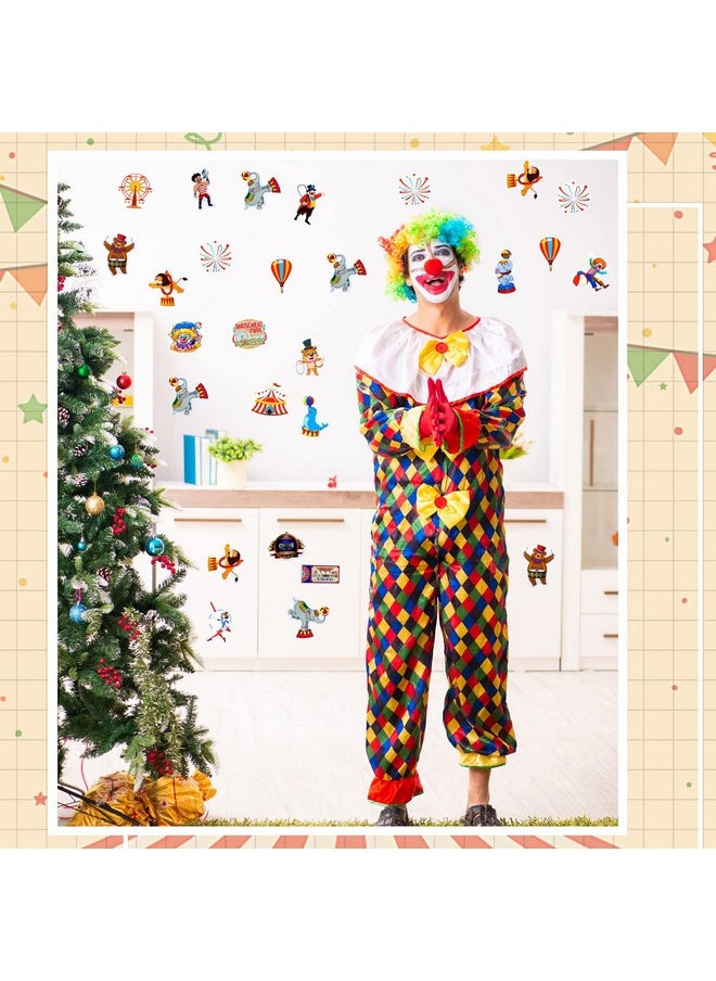Containlol - 50 Pieces Circus Party Favors Stickers Carnival Stickers Animal Clown Sticker Carnival Themed Party Favors Carnival Circus Theme Party For Birthday Party Baby Shower Decoration - Image 1
