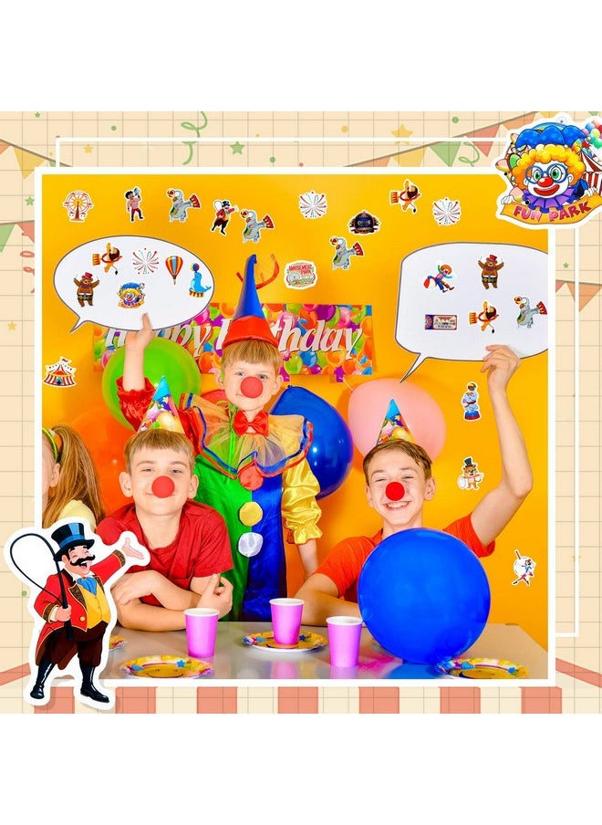 Containlol - 50 Pieces Circus Party Favors Stickers Carnival Stickers Animal Clown Sticker Carnival Themed Party Favors Carnival Circus Theme Party For Birthday Party Baby Shower Decoration - Image 1