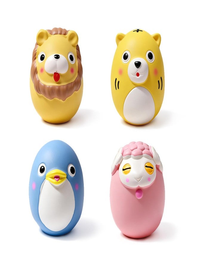 SCHITEC Squeaky Puppy Toys, Interactive Animal Dog Toy, Latex Rubber Balls for Puppies Mini Small Breed Dogs - Image 1