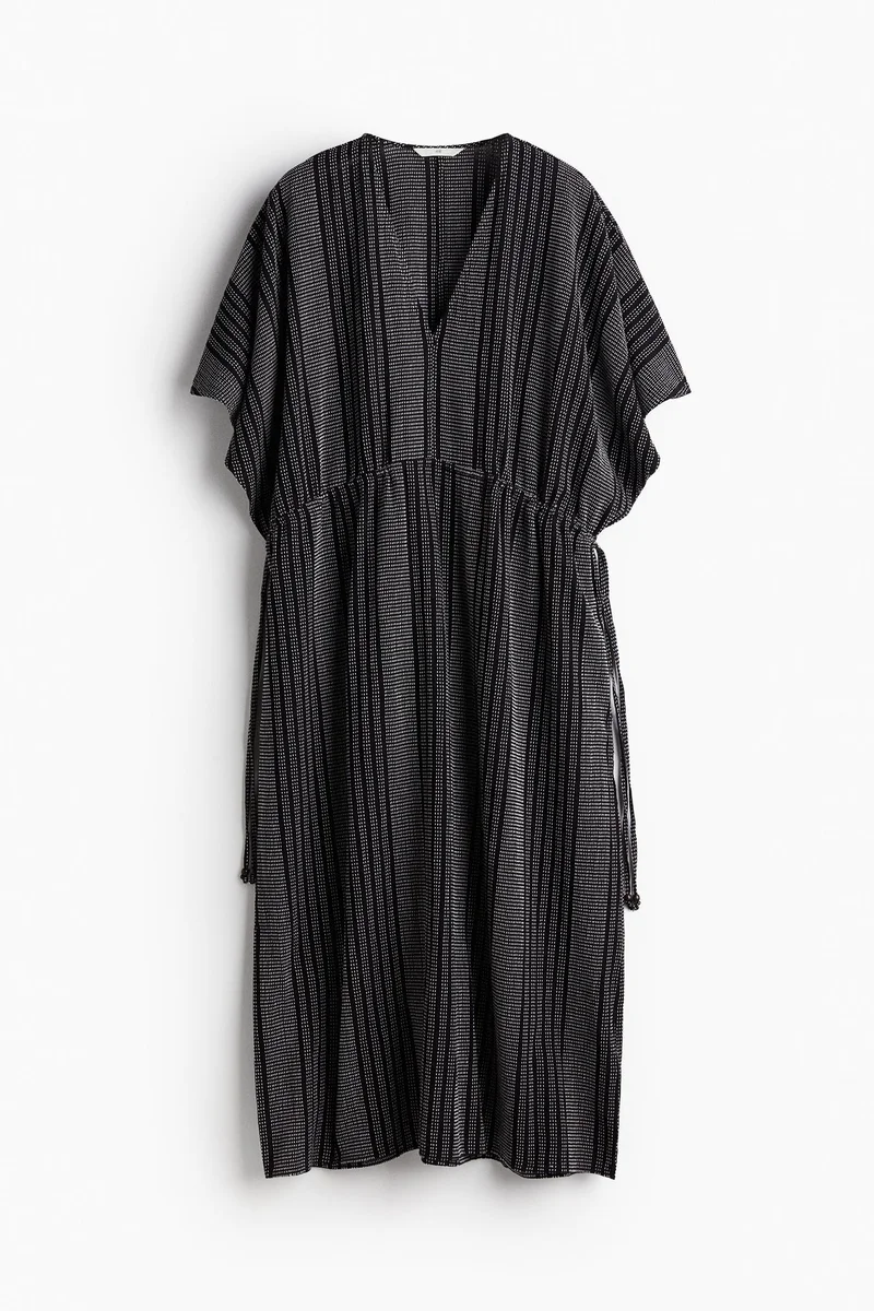 H&M Drawstring-detail kaftan dress