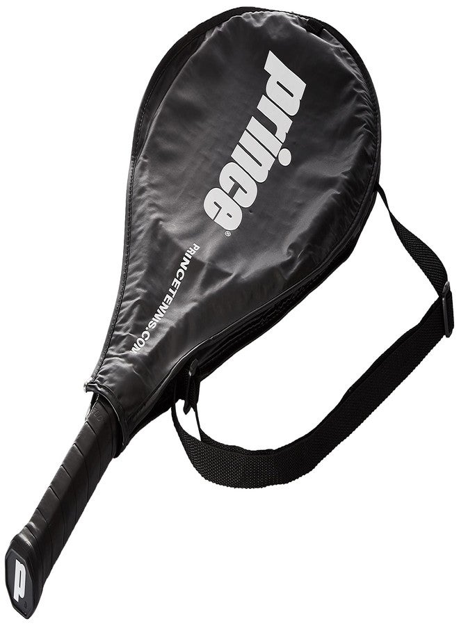 برنس مضرب تنس برينس ثاندر 26، كرة تنس برينس ستيج 2 برتقالية قياسية، 12 كرة مع واقي أسود وردي وشريط رأس أبيض كحلي داكن - Image 5