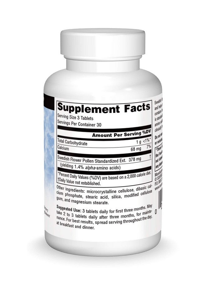 Source Naturals Swedish Flower Pollen Extract Supplement 90 Tablets - Image 4