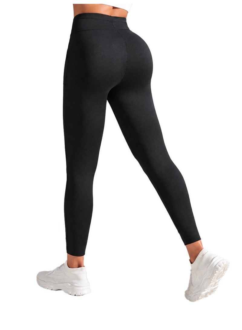 Nileton Women's Performance Leggings Joggers with Pockets, High Waist Drawstring, Quick Dry , Athletic Pants for Gym, Yoga & Everyday Wear for women - Image 3