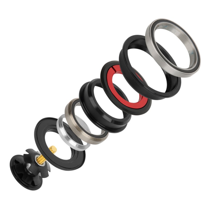ZTTO Tapered Headset 1-1/8 Inch To 1.5 Inch Alloy Bicycle Headset With Precision Sealed Bearings - Sturdy High Reliability Bike Fork Headset for Mountain Road Cycling - Image 2