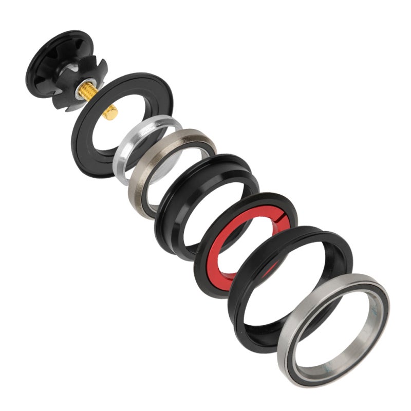 ZTTO Tapered Headset 1-1/8 Inch To 1.5 Inch Alloy Bicycle Headset With Precision Sealed Bearings - Sturdy High Reliability Bike Fork Headset for Mountain Road Cycling - Image 3