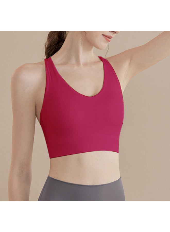 YouYou Yoga Tank Top Women Fixed Cup Fitness Back Beauty Bra Running Training Sports Fitness Pilates Underwear - Image 4