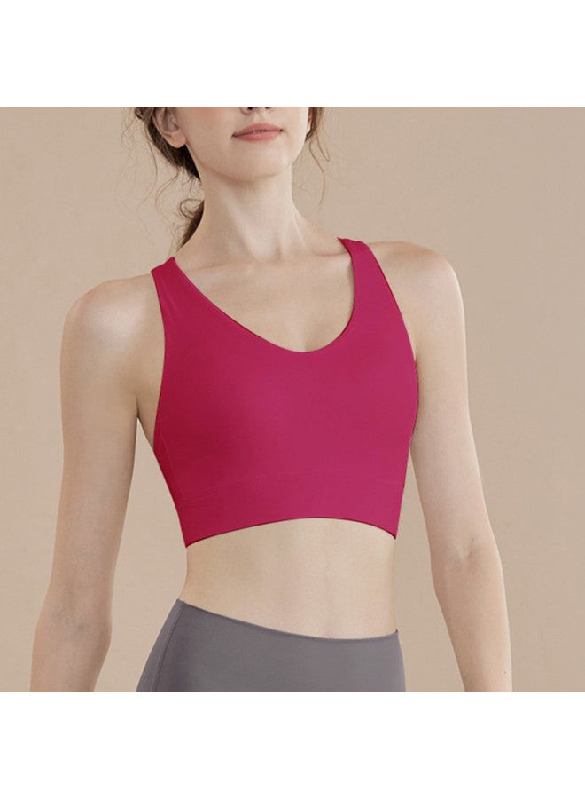 YouYou Yoga Tank Top Women Fixed Cup Fitness Back Beauty Bra Running Training Sports Fitness Pilates Underwear - Image 3