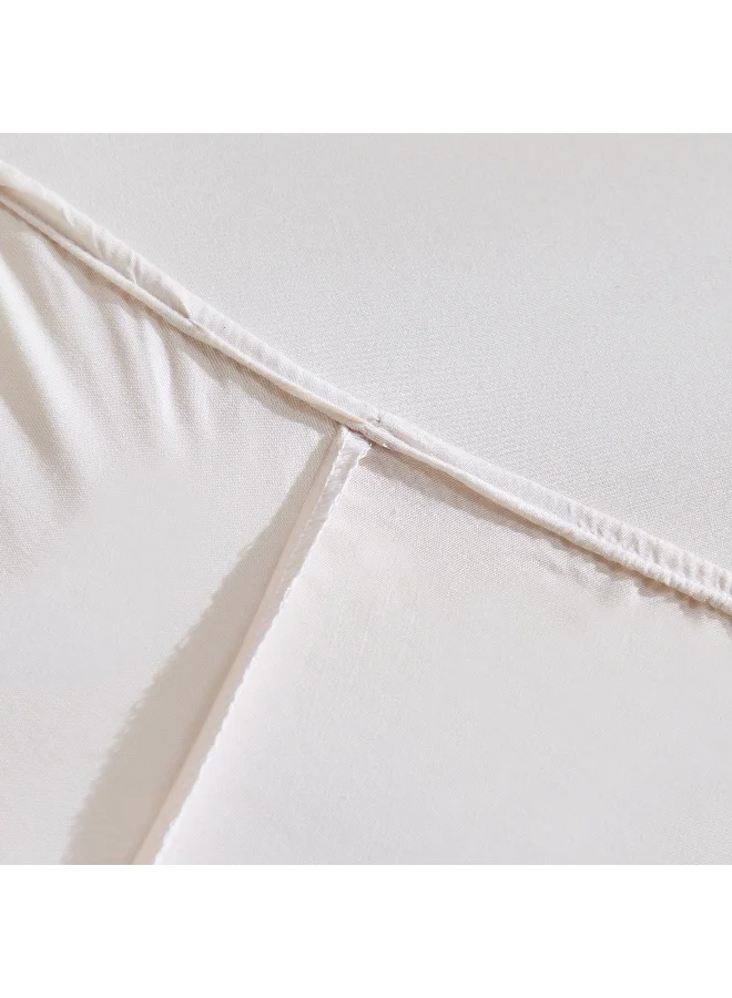 Home Box Derby Solid Microfiber Twin Fitted Sheet - 120x200+25 cm