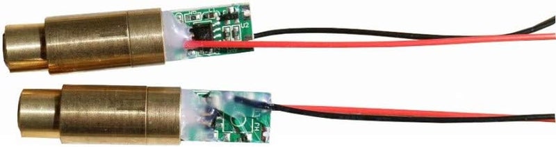 lights88 Green Laser Modules GM532-50 (DOT Laser) Green Diode Modules 2 Pack (Solder Wires) - Image 1