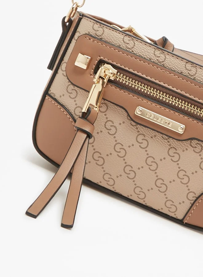 سيليست Women's Monogram Print Crossbody Bag