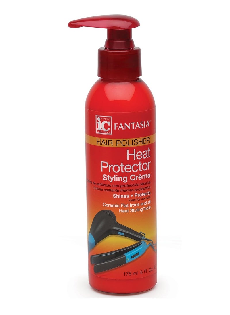 Fantasia Heat Protector Styling Cream, 6 Ounce 