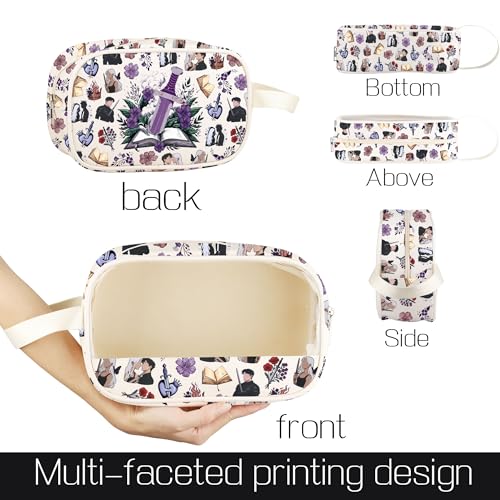 TOBGBE Powerless Series Merch Power Less Book Lover Clear Makeup Bag LR Inspired Gifts Fantasy Fiction Fans Cosmetic Case Powe Less Clear MB - Image 3