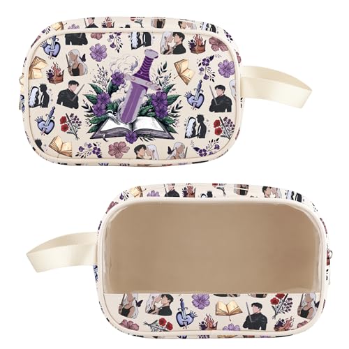 TOBGBE Powerless Series Merch Power Less Book Lover Clear Makeup Bag LR Inspired Gifts Fantasy Fiction Fans Cosmetic Case Powe Less Clear MB - Image 1