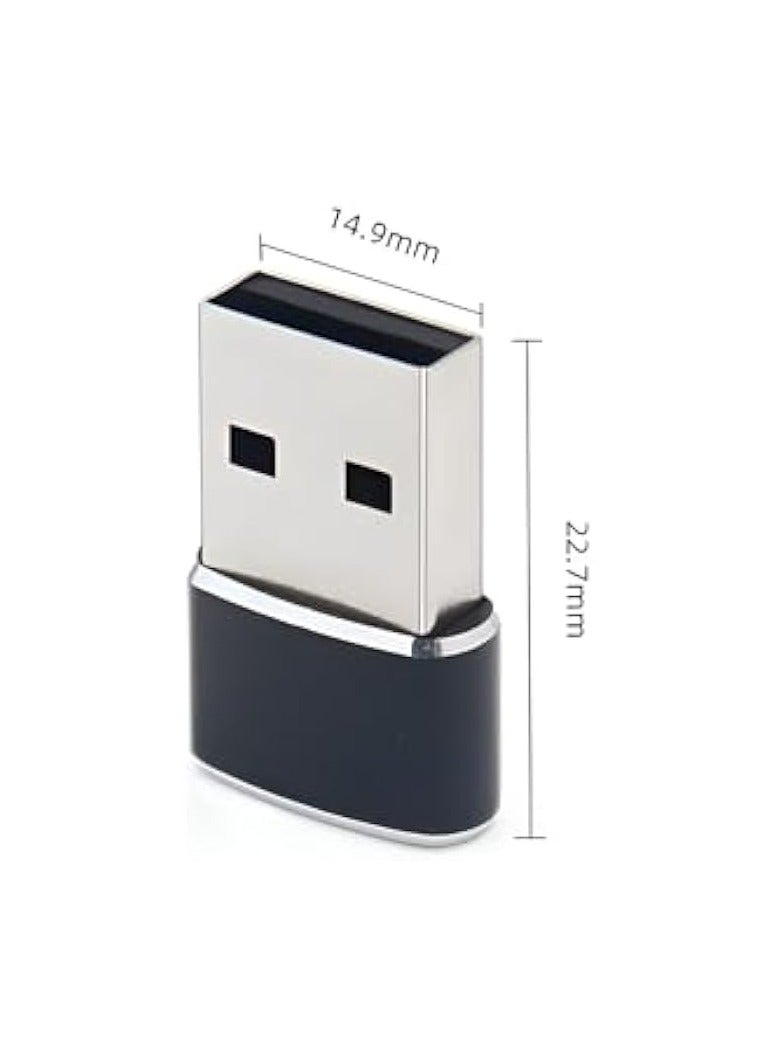 erorex New USB C Female to USB Male Adapter,Type C Charger Plug Power Converter for Apple Watch iWatch 7,AirPods,iPhone 11 12 13 Pro Max,SE,iPad Mini 6 Air 4 5,Galaxy S20 S21 S22 FE (Black)  - Image 4
