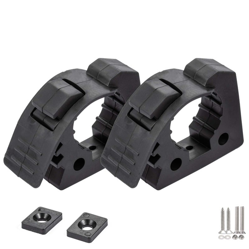 SINOKING Shovel Mount Rubber Clamp for Securing Equipment from 1-1/4" to 1-3/8" in diameter for Home, Garage, Boat, RV, ATV & Off-Road - Image 1
