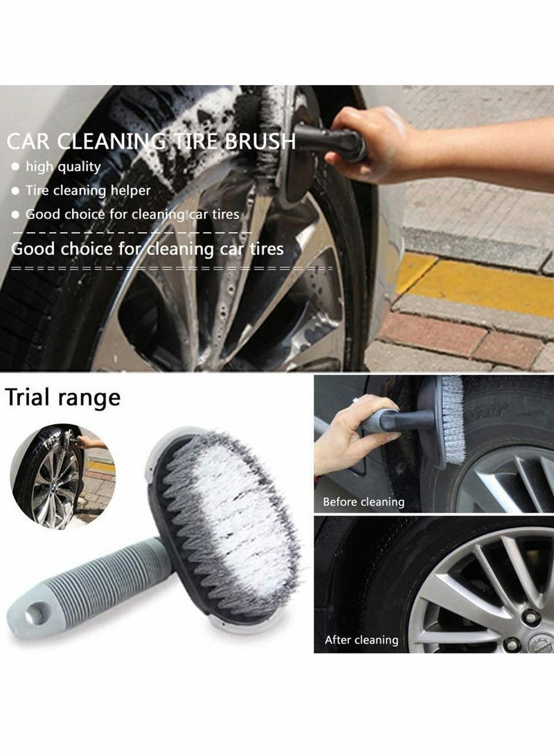 Y&D Ar Wheel Cleaning Brush Set, for Car Alloy and Tyre Cleaning, Rim Cleaner Your Car, Motorcycle or Bicycle Tire Washing Tool(4 Pack) - Image 5