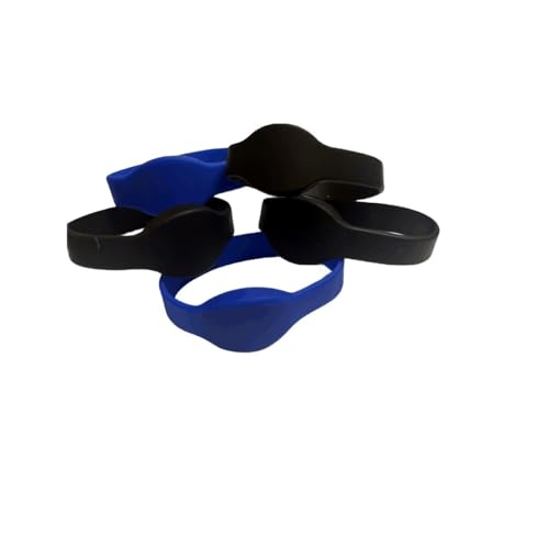 YARONGTECH 125khz RFID writable rewritable t5577 Silicone Wristband Pack of 5 Mix Color - Image 3