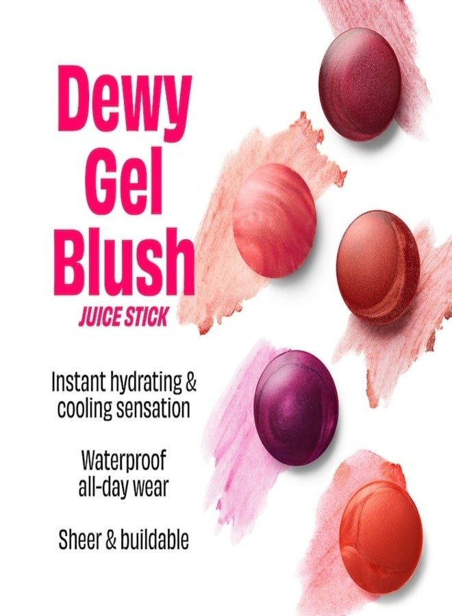 Benefit Juice Stick Dewy Gel Blush – Figgie (Cool Purple-Pink) 0.28 oz / 8 g | Hydrating Sheer Gel Blush Stick with Dewy Finish, Lightweight Buildable Color - Image 5