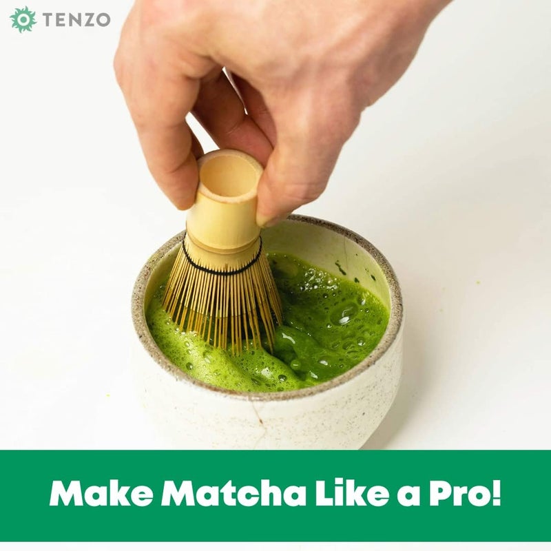 Tenzo Tea Tenzo Bamboo Whisk for Ceremonial Grade Matcha Green Tea - Authentic Traditional 100 Prong Bamboo Whisk - Image 4