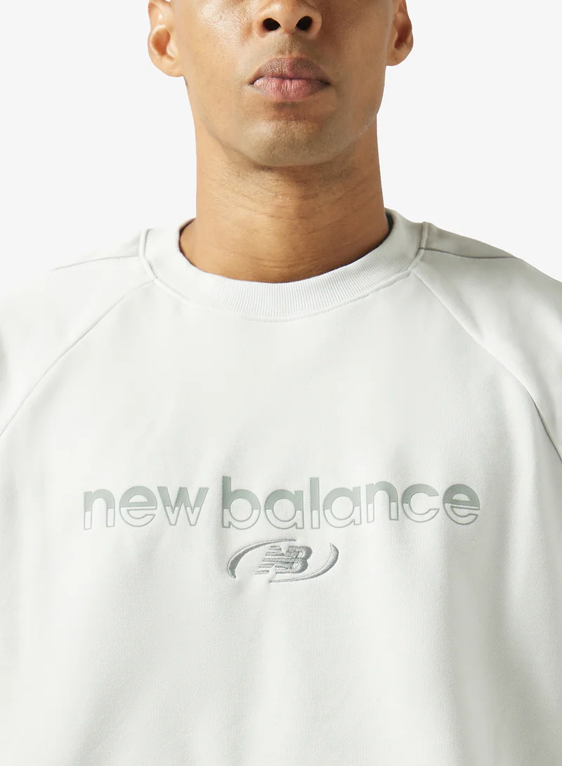 New Balance GREY MATTER (GYM) Trackside French Terry Sweatshirt for Men | Best Price UAE