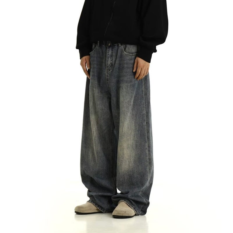 Unisex Casual Daily Denim Jeans - Image 3