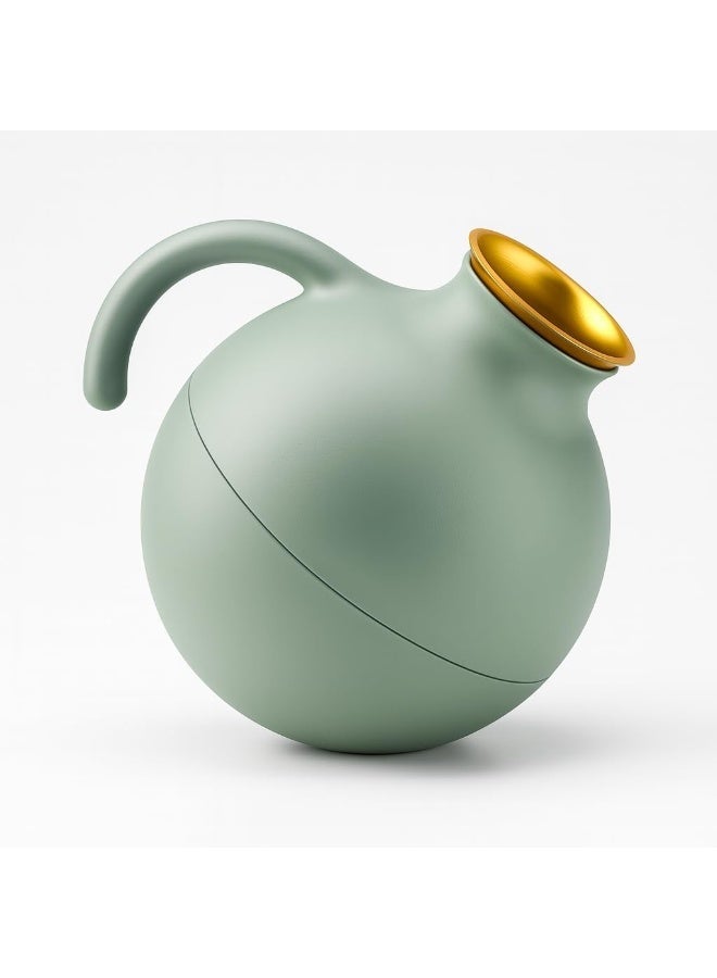 برايت ستون EVA SOLO Globe VJ 1.l White with 2 Collars (Sage Green) - Image 1